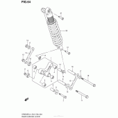 Схема вузла: Важіль прогресії (Dr650Sel4 E28) для Suzuki DR650 DR650SE
