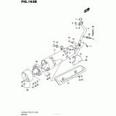 Схема узла: Выхлопная система (Uh200Al6 P33) для Suzuki UH200 Burgman