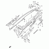 Схема вузла: Бічні панелі (Model n) для Suzuki GSX750 Katana
