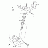 Схема узла: Рулевая траверса для Suzuki GZ250 Marauder