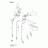 Схема вузла: Кермо & Тросики для Suzuki GSX-R600