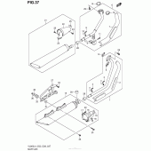 Схема вузла: Вихлопна система (Vl800L4 E03) для Suzuki VL800 Boulevard C50