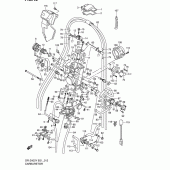Схема узла: Карбюратор (Dr-z400y/ey/k1/ek1/k2/ek2) для Suzuki DR-Z400 DR-Z400E