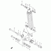 Схема вузла: Важіль прогресії для Suzuki DF200