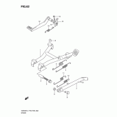 Схема вузла: Підставка для Suzuki GS500