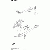 Схема узла: Подставка для Suzuki GSX-R1000