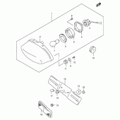 Схема вузла: Задній ліхтар (Стоп сигнал) для Suzuki GZ250 Marauder