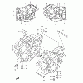 Схема вузла: Картер для Suzuki VL250 Intruder LC
