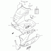 Схема вузла: Облицювальні елементи (Model m 19a) для Suzuki GSX250 Across