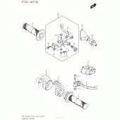 Схема вузла: Ручки керма для Suzuki RM-Z450