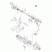 Схема вузла: Клапан вихлопу (Model k) для Suzuki RMX250