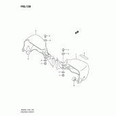 Схема вузла: Захист рук (Опція) (An400zal1 e19) ​​для Suzuki AN400 Burgman (EU analogue of SkyWave)