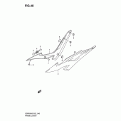 Схема вузла: Бічні панелі для Suzuki GSR600