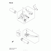 Схема вузла: Ручки керма для Suzuki VZ800 Boulevard M50