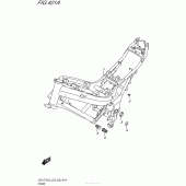 Схема вузла: Рама для Suzuki GSX-S750