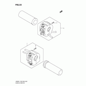 Схема вузла: Пульт керування рульовим для Suzuki LS650 Boulevard S40