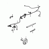 Схема вузла: Електропроводка Suzuki TS125