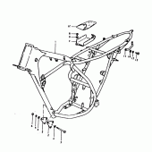 Схема узла: Рама для Suzuki TS125