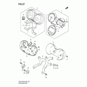 Схема вузла: Спідометр (Gsf1200k6/ak6) для Suzuki GSF1200 Bandit