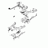Схема узла: Подставка для Suzuki GS1000