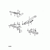 Схема узла: Подножка & Подставка (E16,  e18,  e39) для Suzuki TS250