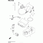 Схема узла: Электрооборудование (Gsx1300Ral5 E03) для Suzuki GSX1300 Hayabusa