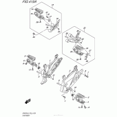 Схема вузла: Підніжки для Suzuki GW250 Inazuma