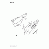 Схема вузла: Бічні панелі для Suzuki EN125