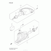 Схема узла: Поворотники для Suzuki GSX1300 Hayabusa