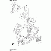 Схема узла: Рама (Vl800L6 E33) для Suzuki VL800 Boulevard C50