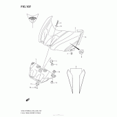 Схема узла: Накладка топливного бака (Gsx-R1000Zl3 E33) для Suzuki GSX-R1000