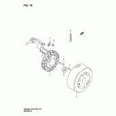 Схема узла: Статор & Ротор для Suzuki GZ250 Marauder