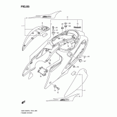 Схема узла: Боковые панели (Gsx1300rl1 e51) для Suzuki GSX1300 Hayabusa