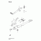 Схема узла: Подставка для Suzuki GSX-R600