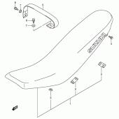 Схема вузла: Сидіння (Model y/k1) для Suzuki DR-Z400 DR-Z400S