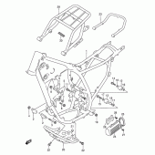 Схема узла: Рама для Suzuki DR350