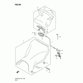 Схема узла: Сиденье для Suzuki GSR750