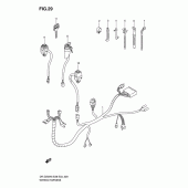 Схема узла: Электропроводка для Suzuki DR-Z250