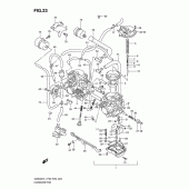 Схема вузла: Карбюратор (Gs500fh p3) для Suzuki GS500