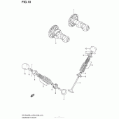 Схема узла: Распредвал & Клапан для Suzuki DR-Z400 DR-Z400S