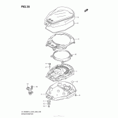 Схема вузла: Speedometer (Vl1500Btl3 E03) для Suzuki VL1500 Boulevard C90T BOSS