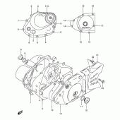Схема вузла: Кришки картера для Suzuki DF200