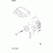 Схема вузла: Імпульсний датчик для Suzuki GS500
