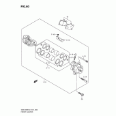 Схема узла: Передний тормозной суппорт для Suzuki GSX1250
