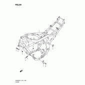 Схема узла: Рама для Suzuki GSX650