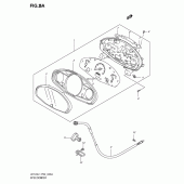 Схема узла: Спидометр (Model executive p19 and racing p19) для Suzuki UH125 Burgman