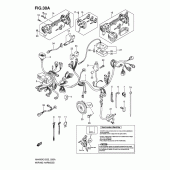 Схема вузла: Електропроводка (Model k5/k6 imobi) для Suzuki AN400 Burgman (EU analogue of SkyWave)