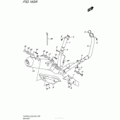 Схема вузла: Вихлопна система для Suzuki DL650 V-Strom
