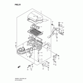 Схема узла: Воздушный фильтр для Suzuki AN400 Burgman (EU analogue of SkyWave)