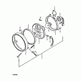 Схема узла: Фара (E4) для Suzuki TS250